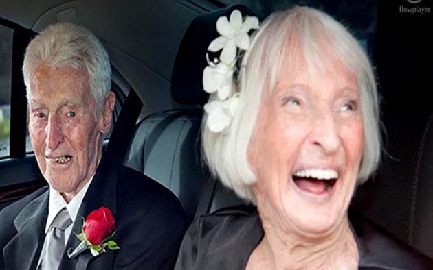 مردی که در 100 سالگی از همسرش خواستگاری کرد +عکس