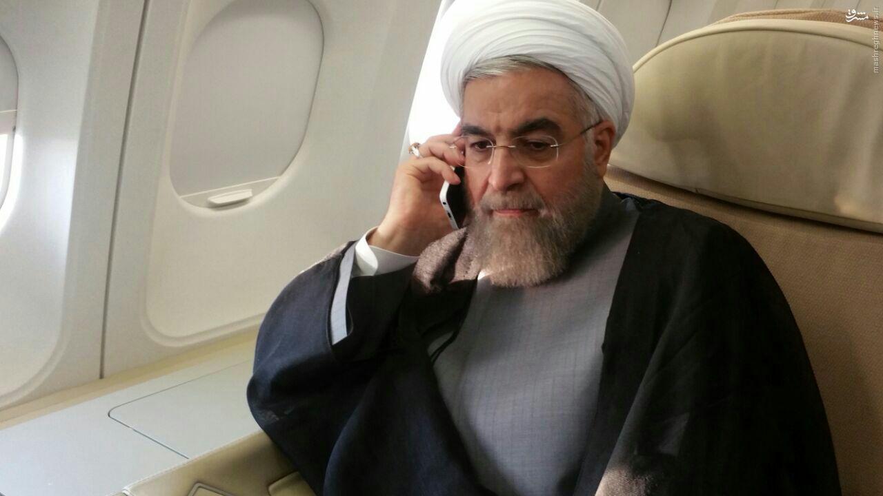 لحظه‌ای که روحانی خبر حادثه منا را شنید+عکس