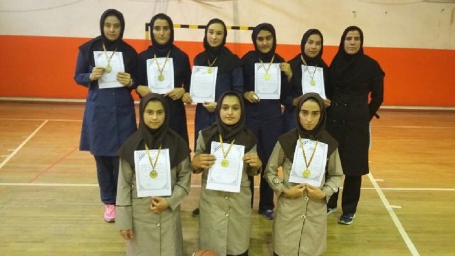 درخشش دانش آموزان دختر شبستری درمسابقات بسکتبال استان