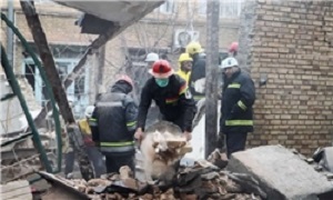 انفجار گاز شهری منزل مسکونی در تبریز