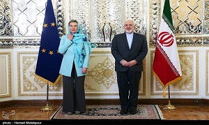ظریف و موگرینی در تهران دیدار کردند