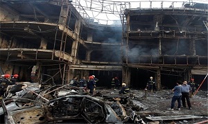 افزایش شمار کشته شدگان انفجار تروریستی الکراده بغداد به ۲۵۰ نفر