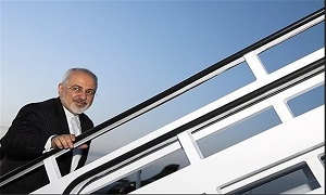 ظریف تهران را به مقصد دهلی نو ترک کرد