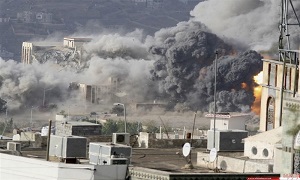 ۲۲ شهید و ۲۵ زخمی در حمله مزدوران سعودی به یک منطقه مسکونی در یمن