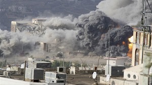 ۱۷ شهید و ۱۳ زخمی در پی حمله جنگنده‌های سعودی به تَعِز در یمن