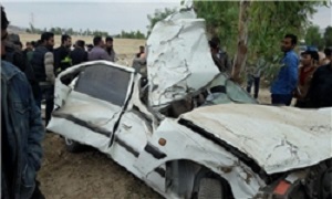 واژگونی مرگبار خودروی ۲۰۶ در جاده صوفیان ـ تبریز با ۲ کشته