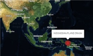 سقوط هواپیما در اندونزی دستکم ۱۲ کشته برجا گذاشت