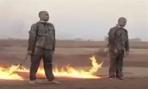 داعش ۲ نظامی ترکیه را زنده سوزاند