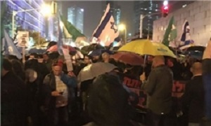 تظاهرات در تل‌آویو با شعار «برو، برو، نتانیاهو»