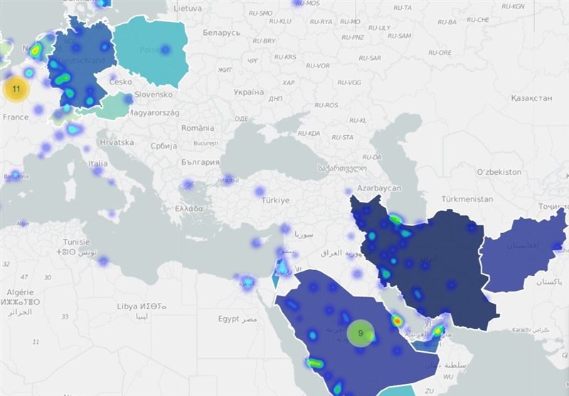 چه‌کسانی مردم را به #تظاهرات_سراسری دعوت می‌کنند؟/عربستان و انگلیس در صدر + مستندات و نقشه