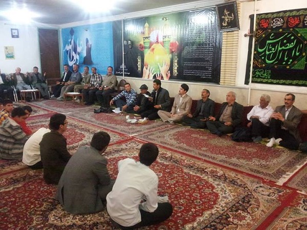 جشن مبعث در حسینیه گلشن قلعه باغ شبستر