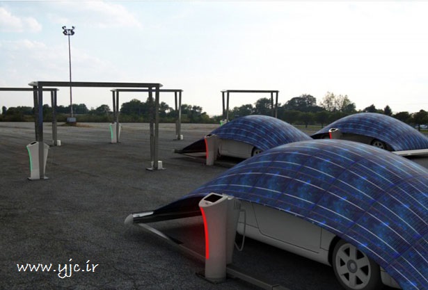 روکشی برای شارژ کردن خودروها +عکس
