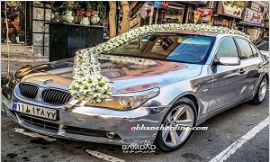 ماشین عروس آینه‌ای در تهران