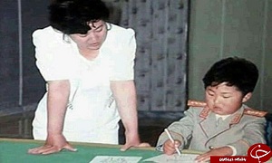 رهبر کره شمالی وقتی دانش آموز بود +عکس