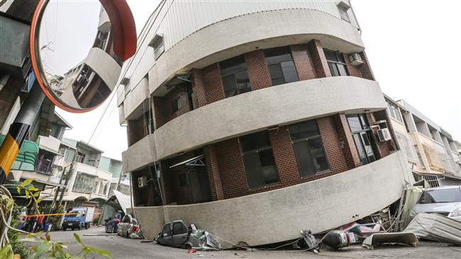 زلزله ۶٫۴ ریشتری در تایوان/ بیش از ۱۵۰ نفر کشته و زخمی شدند+ تصاویر