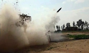 حمله داعش به کُردهای سوریه با موشک دست ساز+ تصاویر