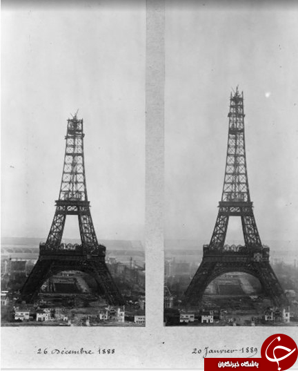 برج ایفل اینطور ساخته شد + تصاویر