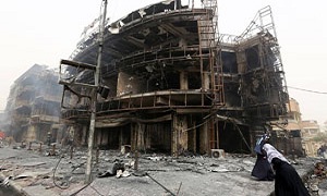 ۱۹ کشته و زخمی براثر دو انفجار جداگانه در بغداد
