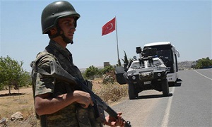 زخمی شدن ۶ نظامی ترکیه‌ای بر اثر حمله‌ای در الباب