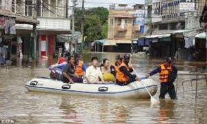 ۶ کشته بر اثر بارش باران‌های سیل‌آسا در جنوب تایلند
