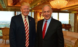 دستپاچگی نتانیاهو برای عرض تبریک به ترامپ!+ عکس