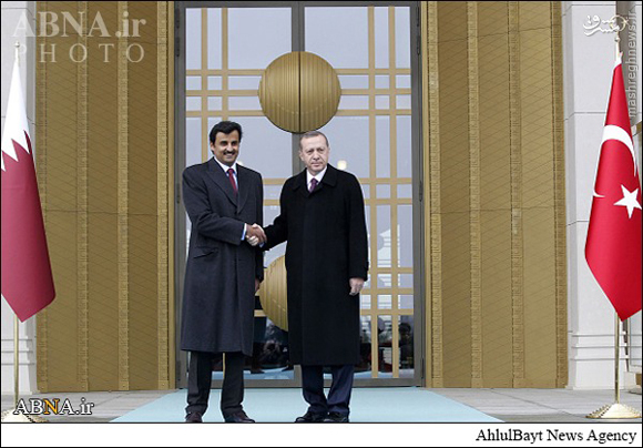 ظاهر متفاوت امیر قطر در ترکیه +تصاویر