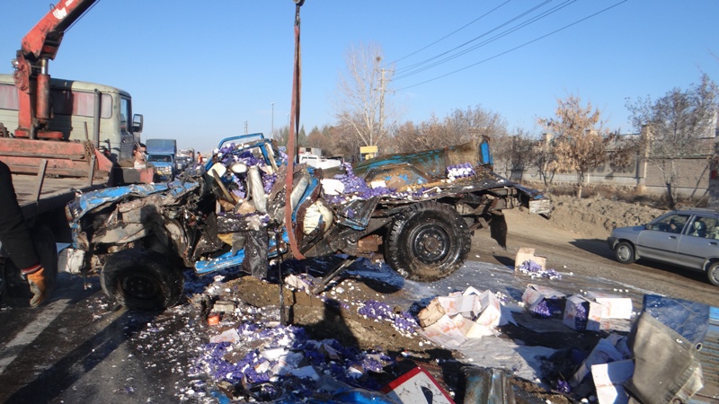 برخورد سه خودرو در آذربایجان شرقی ۷ مصدوم و دو کشته بر جای گذاشت