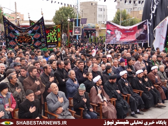 اجتماع بزرگ عزاداران حسینی شهرستان شبستر
