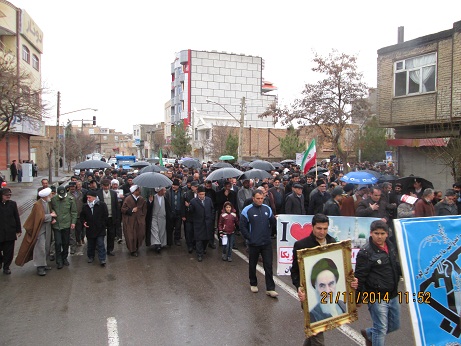 تجلی حماسه حضور مردم صوفیان در راهپیمایی 22 بهمن+عکس