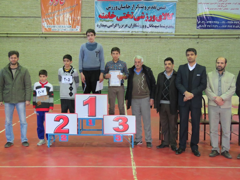 مسابقه بزرگ دو استقامت پسران در دو رده سنی در شهر خامنه برگزار گردید
