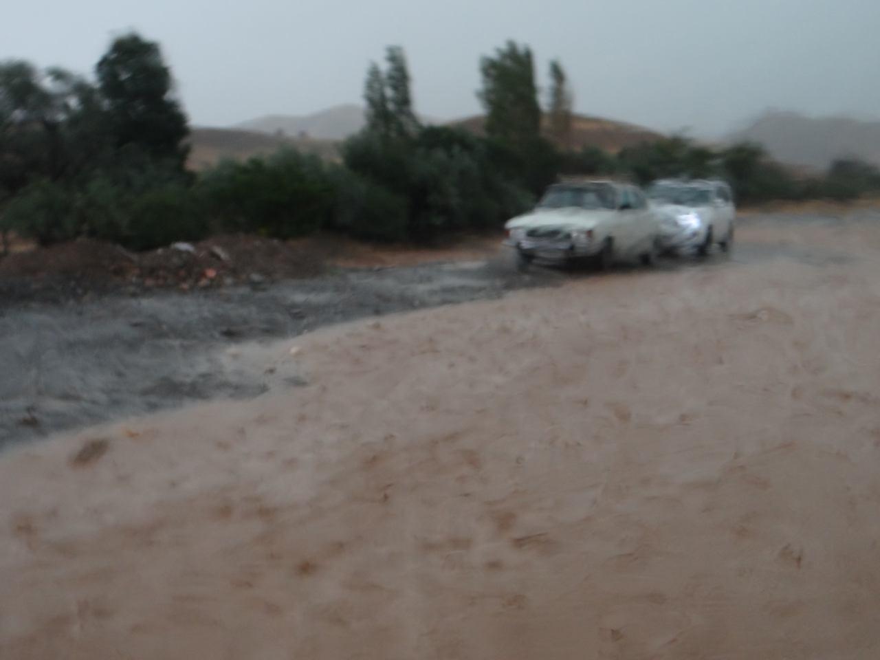 بارش شدید باران مردم  شهرستان شبستر را غافلگیر کرد+تصاویر