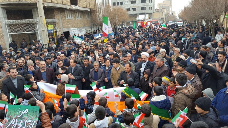 تجلی حماسه حضور مردم صوفیان در راهپیمایی ۲۲ بهمن+عکس