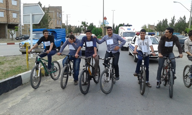 مسابقه دوچرخه سواری در وایقان برگزار شد
