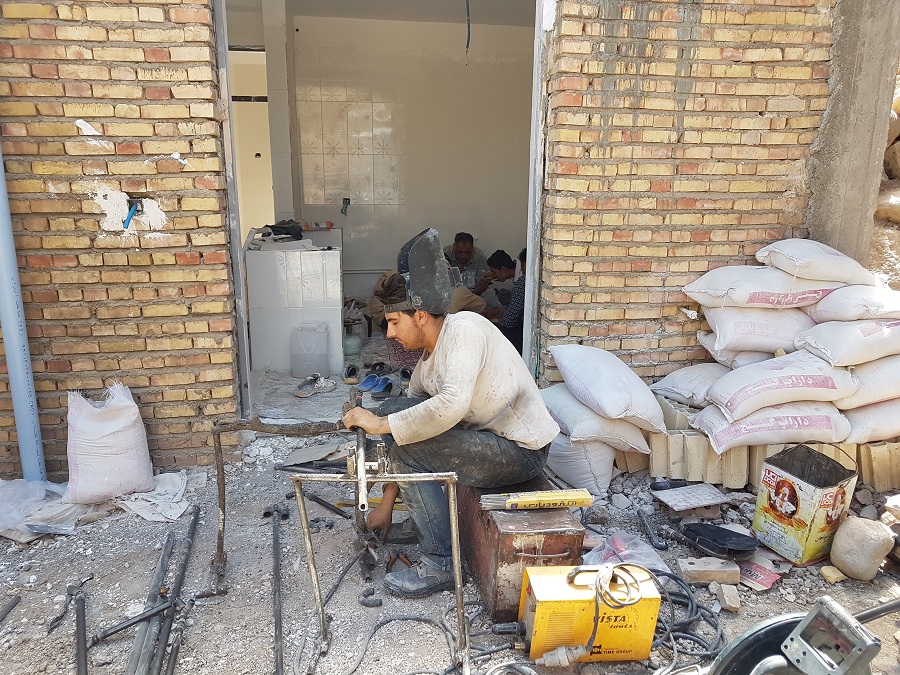 ساخت دو خانه محروم به همت جهادگران بسیجی حوزه شهیدچمران سیس